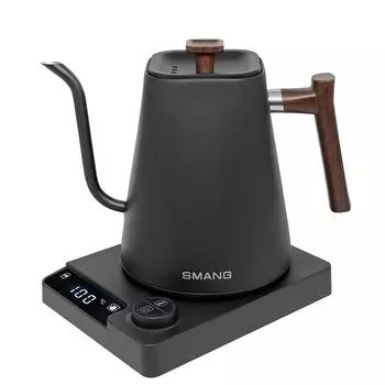 Электрический чайник с регулировкой температуры, кофеварка мощностью 1200 Вт, приращение температуры, таймер сохранения тепла, предотвращение приготовления пищи, сертифицированная мощность, капельный