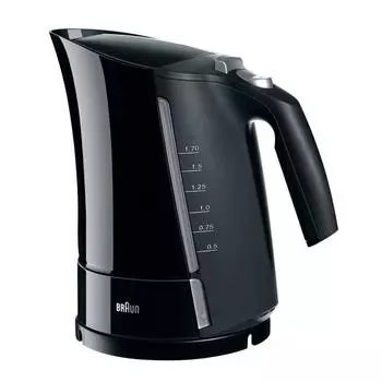 Электрический чайник со светодиодным индикатором Braun 533631 1,7 л Черный пластик 3000 Вт 1,7 л