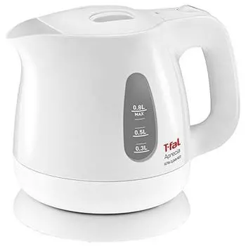 Электрический чайник Tefal 0,8 л Apresia Ultra Clean Neo антибактериальный жемчужно-белый KO3901JP
