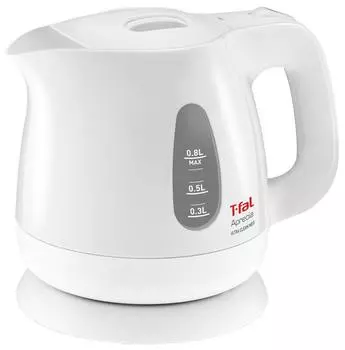 Электрический чайник Tefal Apresia Ultra Clean Neo антибактериальный жемчужно-белый KO3901JP 0,8 л