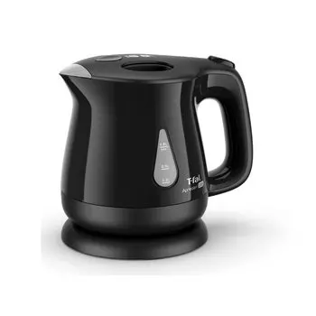 Электрический чайник Tefal с функцией блокировки утечки горячей воды, экономящий пар, с функцией блокировки Plus Lock KO5408JP 0,8 л Apresia Black