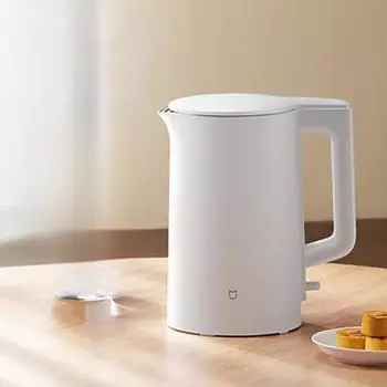 Электрический чайник Xiaomi N1 - нержавеющая сталь 304, двойной слой, изоляция против сухого горения null