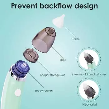 Электрический детский назальный аспиратор Dr.isla, электрический очиститель носа, оборудование для чихания, безопасный гигиенический очиститель носа для новорожденных жёлтый