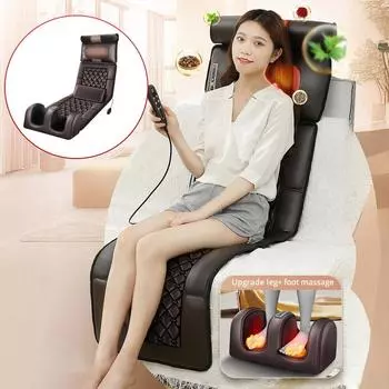 Электрический домашний многофункциональный массажный матрас для талии, шейного отдела позвоночника, ног, всего тела, вибрационный массажный матрас с подогревом, инфракрасный массажер