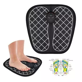 Электрический EMS массажер для ног унисекс, ABS физиотерапия, расслабляющий патч для акупунктурных точек ног, беспроводной низкочастотный стимулятор мышц