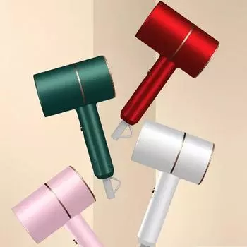 Электрический фен со складной ручкой, гладкий холодный ветер, мини-фен для бытовой техники, инструменты для личной гигиены EU зелёный