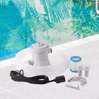 Электрический фильтр-насос для бассейна, оборудование на 300 галлонов в час, водяной насос 110 В для сада, бассейнов
