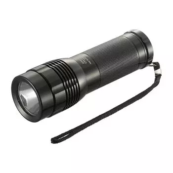 Электрический фонарик Ohm, светодиодный ручной светильник, водонепроницаемый светодиодный светильник, сверкающий чистый луч, 550 люмен, регулируемая яркость, IPX8, регулируемая вспышка, совместимая со стандартами ANSI чёрный