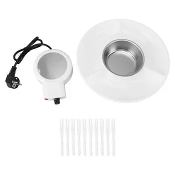 Электрический фондюшница с набором из 10 вилок 25 Вт 2 передачи Универсальная шоколадная фондюшница Плавление шоколада