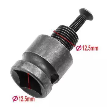 Электрический гаечный ключ, переходная головка, сверлильный патрон, квадратный деревообрабатывающий адаптер для ветровой пушки, универсальный стержень