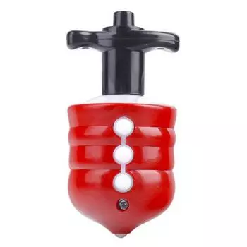 Электрический гироскоп игрушка красочные огни музыкальная функция автоматическое вращение гироскоп для детей красный