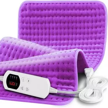 Электрический горячий мини горячий горячий коврик для одного перегрева холодный электрический электрический работа от лежания коврик, коврик, ковер, человек, профилактика, защита, фиолетовый