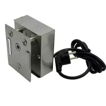 Электрический гриль для тяжелого мяса с вращающимся двигателем, электрический гриль, вертел для барбекю, металлический гриль с двигателем, аксессуары для барбекю 220 В EU серебряный