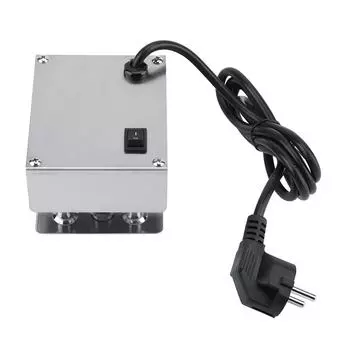 Электрический гриль для тяжелого мяса с вращающимся двигателем, электрический гриль, вертел для барбекю, металлический гриль с двигателем, аксессуары для барбекю 220 В EU серебряный