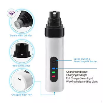 Электрический гвоздь для собак и домашних животных для собак и кошек Портативная и перезаряжаемая зарядка через USB