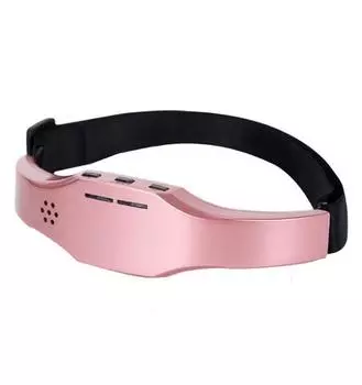 Электрический импульсный массажер для головы, успокаивающий аппарат для снятия беспокойства, снятия мигрени, физиотерапии, релаксации золотой