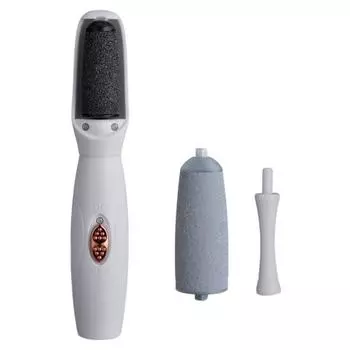 Электрический инструмент для удаления мозолей для ног, профессиональная шлифовальная машина для ног для мужчин и женщин, набор для педикюра, скруббер для ног для удаления мозолей от омертвевшей кожи, инструмент для ухода за ногами с зарядкой через USB бел