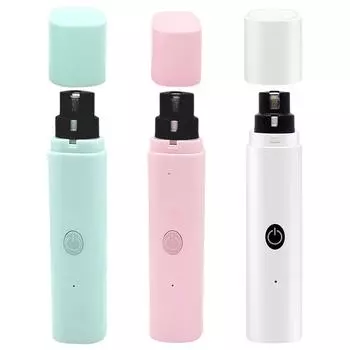 Электрический инструмент для ухода за щенками FE # со светодиодной подсветкой, перезаряжаемый через USB, тихий для собак синий