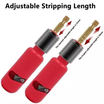 Электрический инструмент для зачистки проводов для быстрой зачистки проводов, инструмент для зачистки проводов Al Electric Wire Peeling Machine для дрели-шуруповерта, инструмент для зачистки проводов