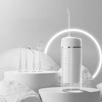 Электрический ирригатор для полости рта 200 мл USB зарядка для чистки зубов Водонепроницаемый универсальный инструмент для чистки полости рта беспроводной ирригатор