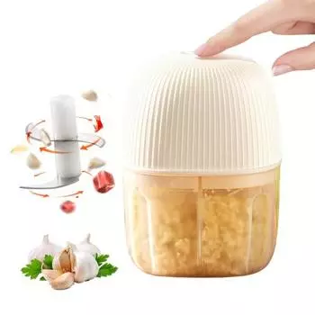 Электрический измельчитель чеснока Мини USB зарядка портативный кухонный комбайн из нержавеющей стали