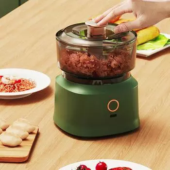 Электрический измельчитель чеснока объемом 350 мл, USB-мясорубка для кухни, бытовые многофункциональные блендеры для измельчения овощей