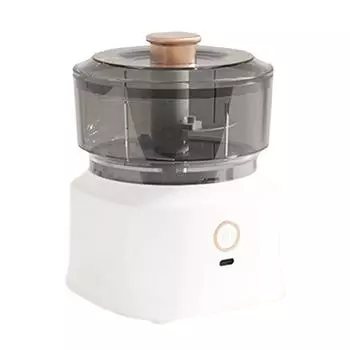 Электрический измельчитель мяса, мясорубка, блендер, многофункциональный, лезвия из нержавеющей стали, эффективный, безопасный для пищевых продуктов белый