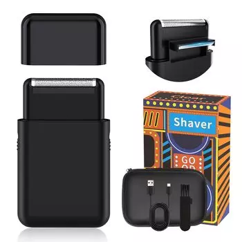 Электрический Электрический Портативный Закрытый Электрический Карманный Легко Быстро IPX6 Подходит для Ванной Влажной и Сухой USB Японский Руководство по эксплуатации В комплекте Бритва,