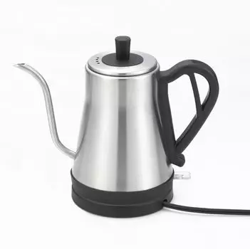 Электрический капельный чайник Maruyama Giken Petit Plaisir с узким горлом и носиком из нержавеющей стали, подходящий для капельного кофе, бойлер для предотвращения выкипания, 0,8 л