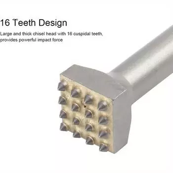 Электрический кирка, два электрических молотка с головкой из бетонного сплава, 16 зубьев, молоток для цветов, молоток для бетонной стены, плитки 1pc