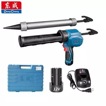 Электрический клеевой пистолет Dongcheng, косметический швейный клеевой пистолет DCPJ12, литиевая батарея, перезаряжаемый пистолет для плитки, стекла, клея, силикона DCPJ12