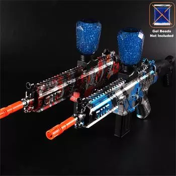 Электрический клеевой пистолет Scar, игрушечный пистолет, подходит для активного отдыха на свежем воздухе, полностью автоматический игрушечный пистолет Splash Ball, командная игра для стрельбы на открытом воздухе, не включая Wat