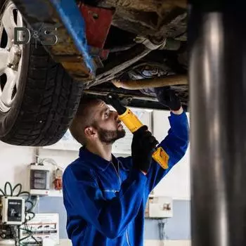 Электрический ключ с храповым механизмом и светодиодной подсветкой Эргономичный дизайн Техническое обслуживание автомобиля Электрический ключ с квадратным приводом и удлинителем A