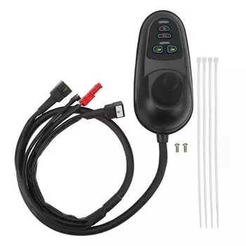 Электрический контроллер для инвалидной коляски с разъемом для тормоза, джойстик для инвалидной коляски, контроллер щетки D