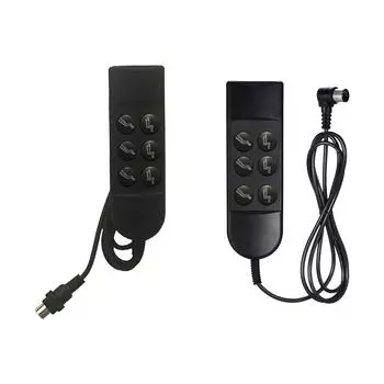 Электрический контроллер для кресла-реклайнера, детали подъемного кресла, ручной пульт дистанционного управления, ручной инструмент, 6 кнопок, сменные детали для спальни в доме