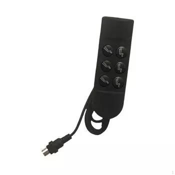 Электрический контроллер для кресла-реклайнера, прямая замена, 6 кнопок, переключатель деталей кресла-подъемника, руководство по эксплуатации дивана A