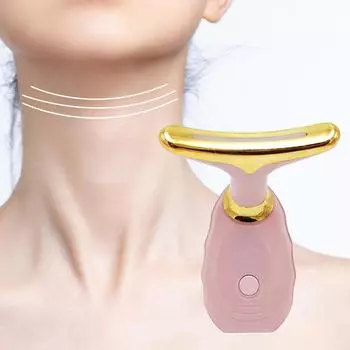 Электрический косметический прибор для лифтинга, укрепления лица и шеи, бытовой массажер для подтяжки лица, уменьшения тонких линий кожи белый
