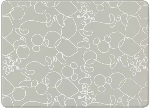 Электрический ковер Panasonic Hot Carpet с дизайном Disney, энергосберегающая функция таймера, чехол для защиты от пылевых клещей, в комплекте серый татами, нарядный 1,5 серый