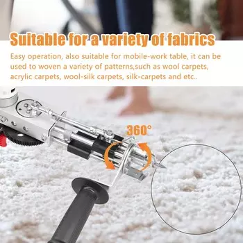 Электрический ковер, тафтинговая ткацкая машина, профессиональное устройство для флокирования, промышленный инструмент для вышивки US Plug синий