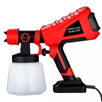 Электрический краскопульт-распылитель 1000 мл Инструмент для покрытия и покраски потолка оранжевый