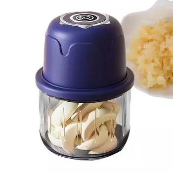 Электрический кухонный измельчитель еды, мини-давилка для чеснока, дробилка USB, портативная мясорубка, измельчитель овощей для кухонных гаджетов розовый