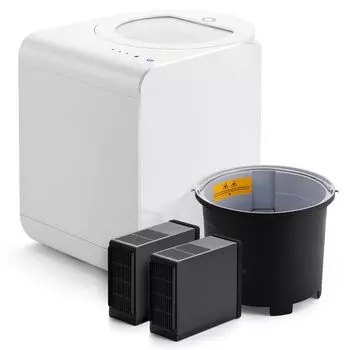 Электрический кухонный компостер Airthereal Food Waste Revive с визуальным интерфейсом и улучшенной функцией преобразует пищевые отходы и обрезки в сухой компост, удобрение для блеска