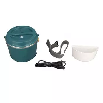 Электрический ланч-бокс 1,2 л, универсальный, быстроразогреваемый, портативный, из нержавеющей стали, подогреватель пищи, ланч-бокс