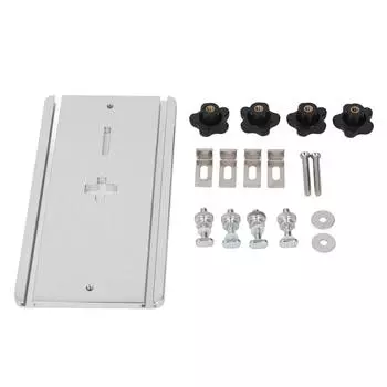 Электрический лобзик Flip Board алюминиевый сплав фрезерный стол вставная пластина для деревообработки