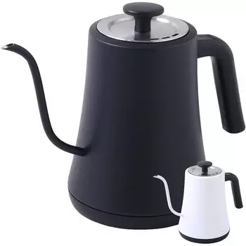 Электрический Маленький Капельный Легко Капельный Электрический Капельный Тип Узкий Капельный Узкий Рот Водяной Милый Узкий Чайник life_mart 1.0L, Насадка, Чайник, Эксплуатация,