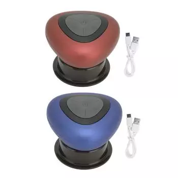 Электрический баночный массажер 4 передачи отрицательное давление горячий компресс Sha массажная машина Blue