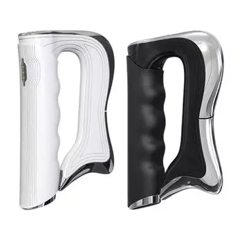 Электрический массажер для фасции Гуаша Скребок USB Перезаряжаемый массажер для тела Восстановление акупунктурных точек Расслабляющий скребок 3 уровня Регулируемая скорость чёрный