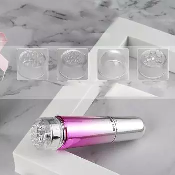 Электрический массажер для глаз 4 в 1, косметическое устройство, крем для глаз, ускоряет впитывание, лифтинг и подтяжка, морщины уменьшают темные круги розы красного