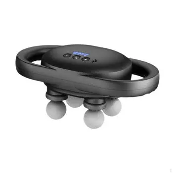 Электрический массажер для глубоких тканей для расслабления боли в шее чёрный