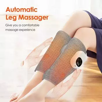 Электрический массажер для голени с воздушным давлением, вибрационный массажер с воздушной подушкой, горячий компресс, способствующий циркуляции крови